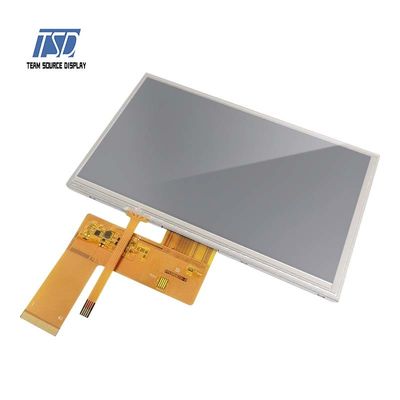 7-calowy interfejs RGB o rozdzielczości 800x480 Wyświetlacz TFT LCD z rezystancyjnym panelem dotykowym
