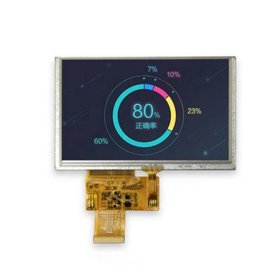 Gorąca sprzedaż 800x480 5,0-calowy ekran TFT LCD Panel TN o godzinie 12 Antyodblaskowy do zastosowań przemysłowych