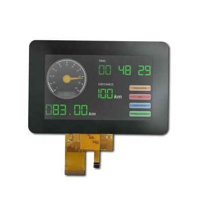 RGB 5-calowy wyświetlacz LCD Tft, pojemnościowy ekran dotykowy Tft 800x480 punktów