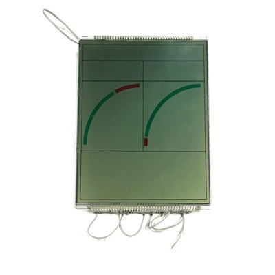 7-segmentowy wyświetlacz LCD do roweru elektrycznego Tryb STN Zebra z odblaskowym polaryzatorem