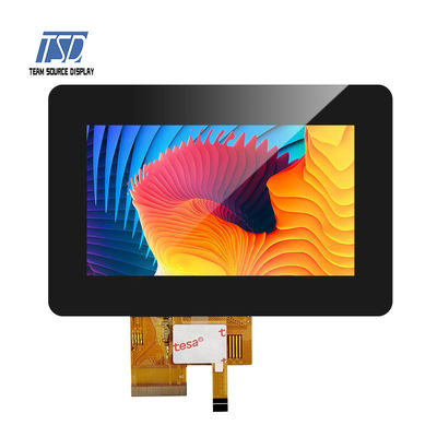 Interfejs RGB Wyświetlacz TFT LCD 280 nitów z rozdzielczością CTP 4,3 cala 480x272