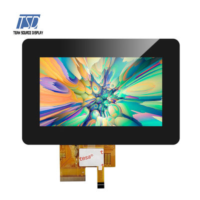 Interfejs RGB Wyświetlacz TFT LCD 280 nitów z rozdzielczością CTP 4,3 cala 480x272