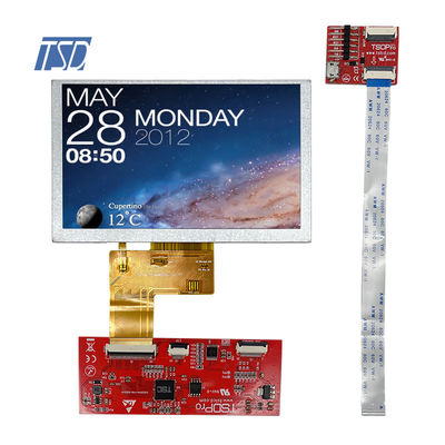 RTP 800x480 5-calowy moduł wyświetlacza LCD Tft Interfejs HMI UART