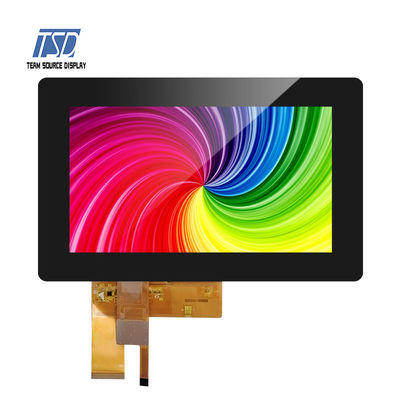 Standardowy moduł wyświetlacza TFT LCD TSD 7 cali 450 nitów 800x480 RGB z panelem dotykowym
