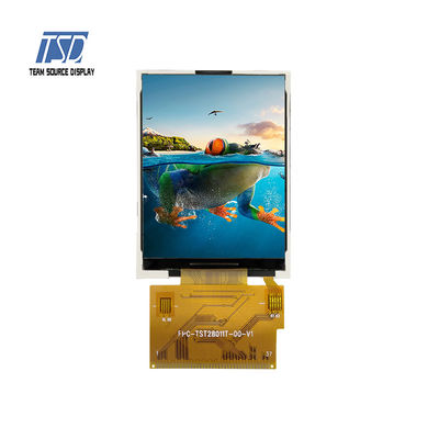 Rozdzielczość 240x320 2,8 &quot;Kolorowy TFT Transmisyjny panel LCD z interfejsem MCU