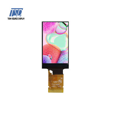1.14 cali 135x240 IPS klasy konsumenckiej 350 nits TFT LCD Display z 10 pinami