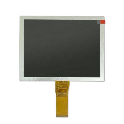 12 godzin 8,0-calowy panel LCD 800x600 Interfejs RGB-24bit 24 diody LED do zastosowań przemysłowych