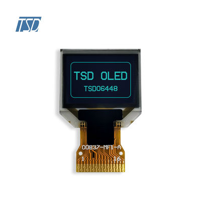 Moduły wyświetlacza OLED 0,66 cala, wyświetlacz Oled 64x48 SSD1306BZ IC 16 pinów Spi