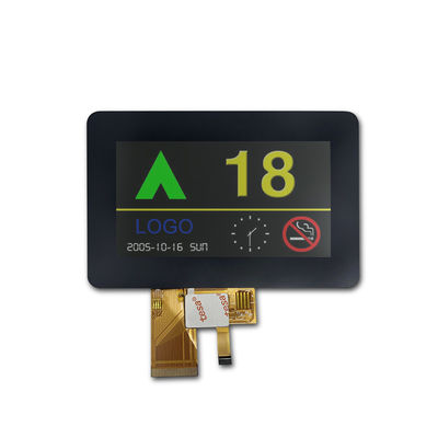 Wyświetlacz dotykowy TFT LCD 900 cdm2, wyświetlacz 4,3 Tft FT5316 CTP
