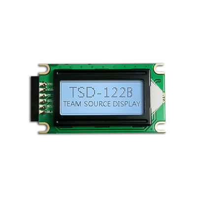 ST7066U-01 Moduły znaków LCD 1202 Tryb STN YG 45x15,5mm Obszar widzenia