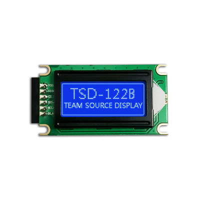 ST7066U-01 Moduły znaków LCD 1202 Tryb STN YG 45x15,5mm Obszar widzenia