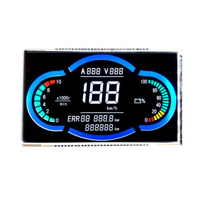 Monochromatyczny, skomponowany ekran LCD Convertible 7Segment For Speedometer