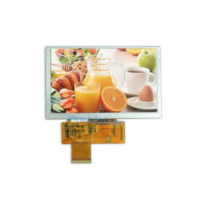 Interfejs RGB 5 cali 480x272 300nits Wyświetlacz TFT LCD z układem ST7257 IC