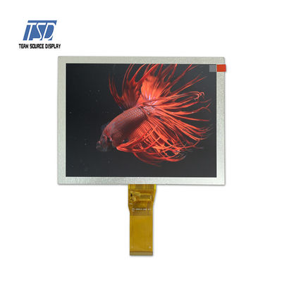 Interfejs RGB 800x600 380nitów 8-calowy wyświetlacz TN TFT LCD z HX8264D02 HX8696A01 IC